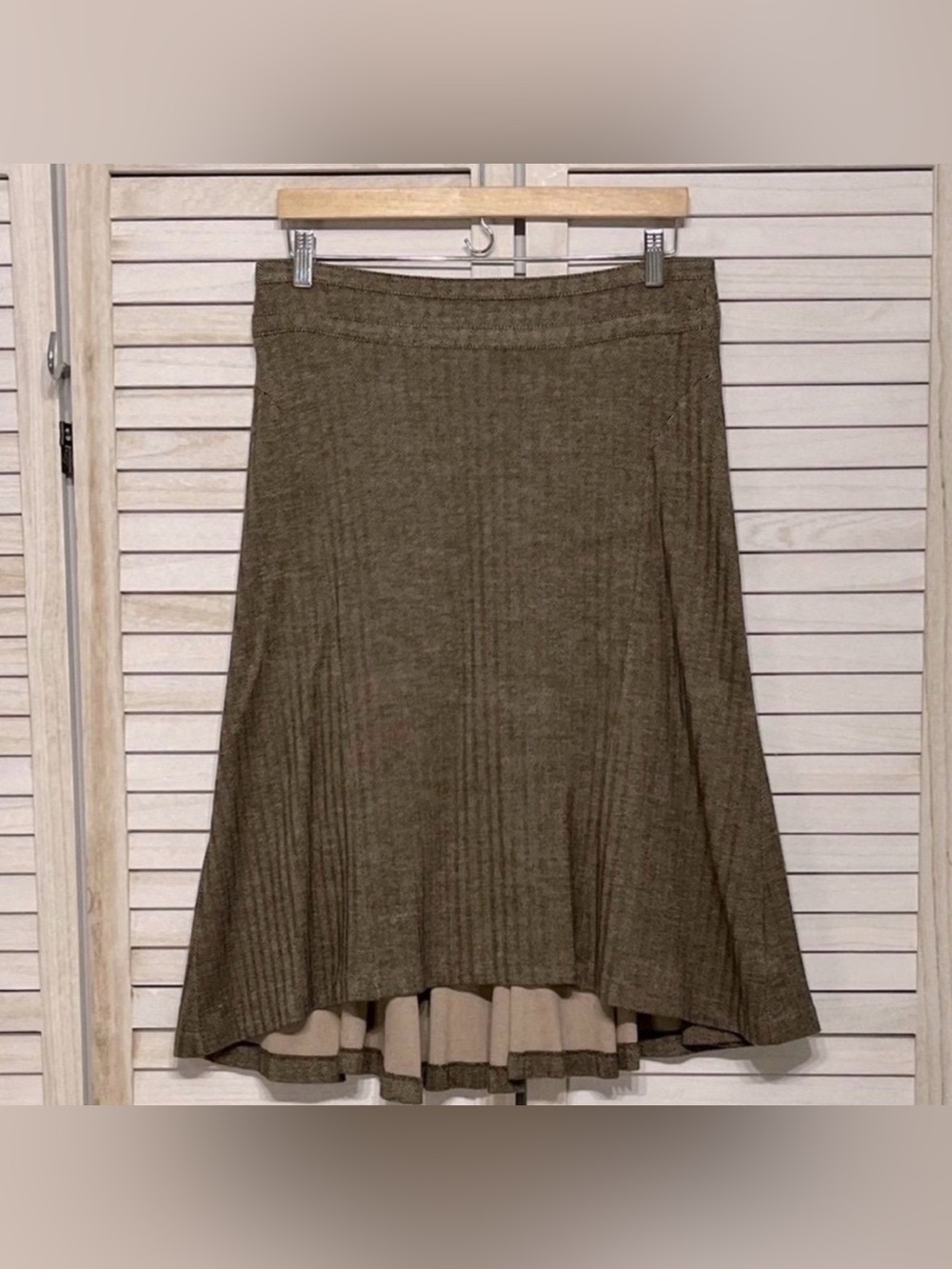 Banana Republic A Line High Low Midi Skirt Size 10 PRICE FIRM